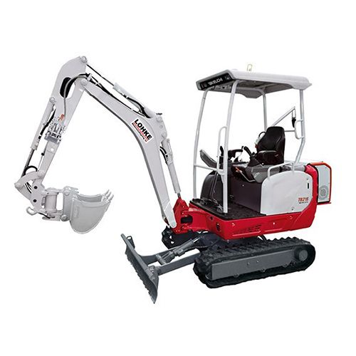 Takeuchi TB216 Hybrid minigraver 400V, 16A/diesel
