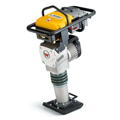 Wacker AS50 vibrationsstamper inkl. batteri og lader