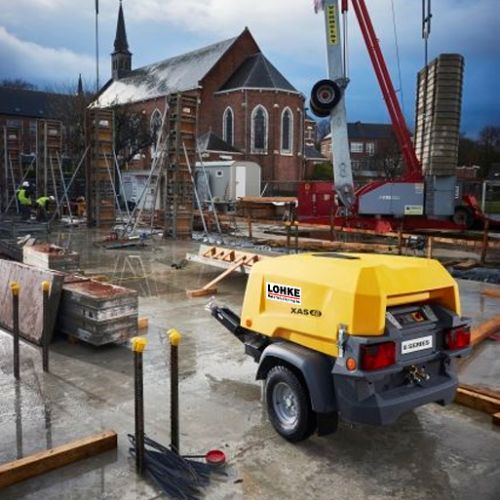 Atlas Copco XAS88 hardhat kompressor